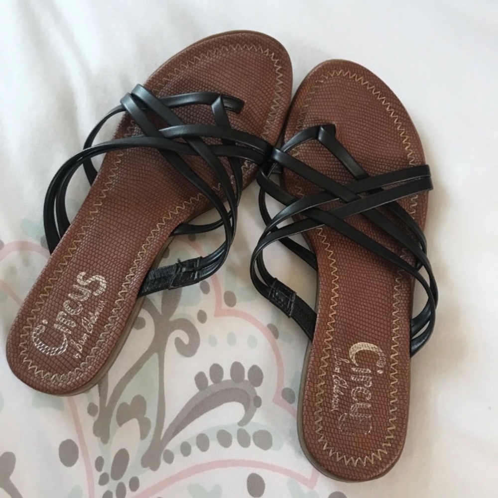 Strappy Black Sandals